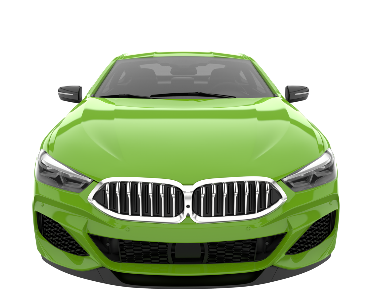 Sport car isolated on transparent background. 3d rendering - illustration png