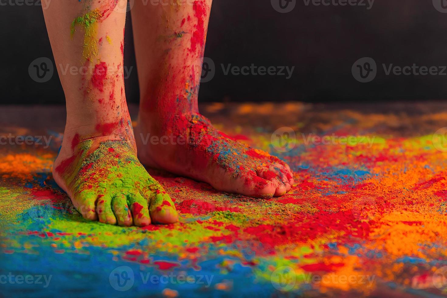 Indian festival of colors Holi. photo