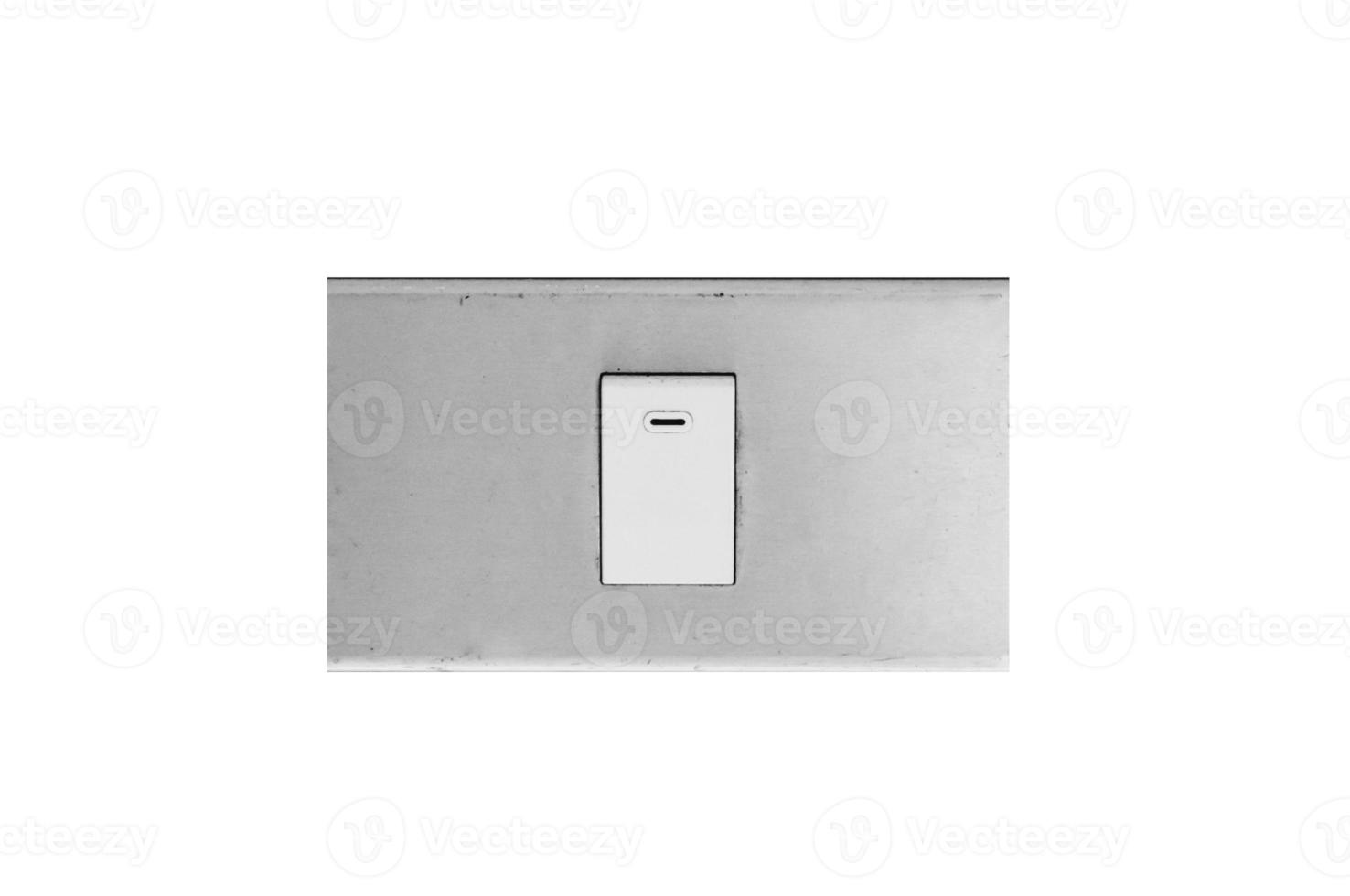 Light Switch  Isolated on White Background photo