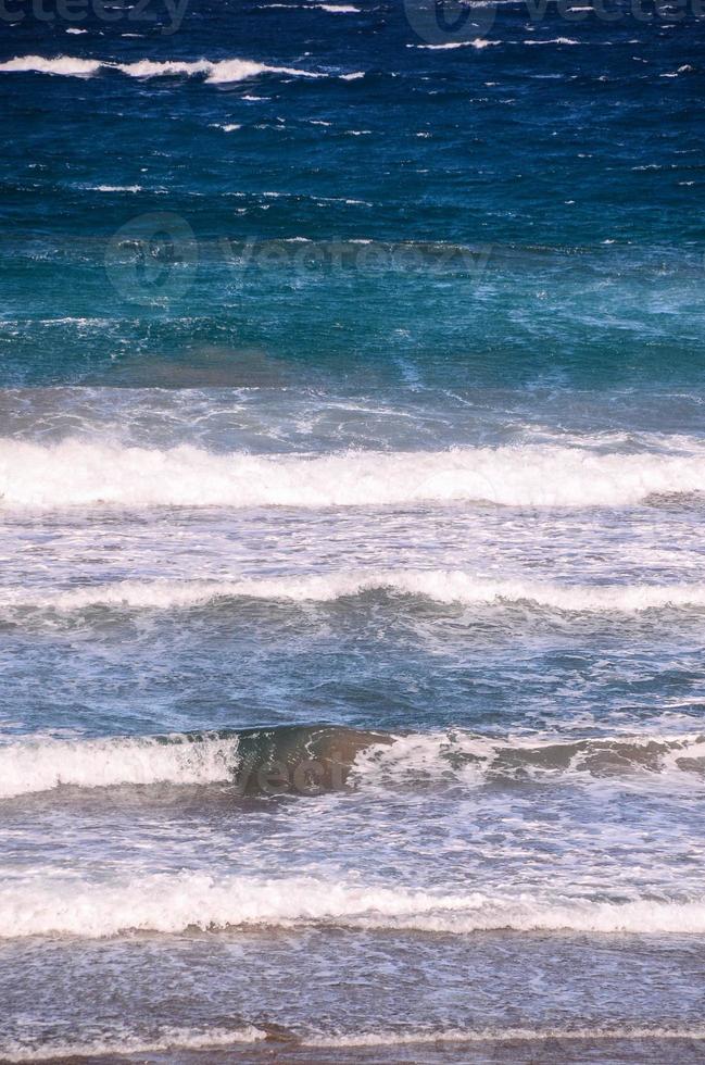 primer plano de agua de mar foto