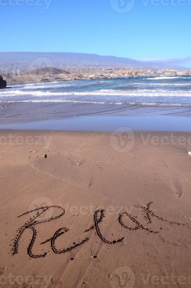 Scenic beach view, Canary Islands photo