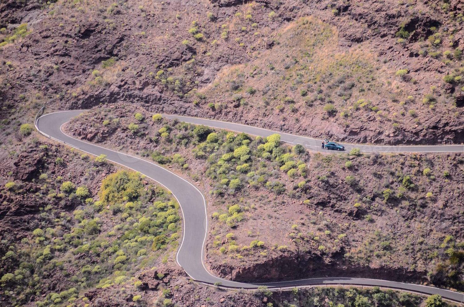 Scenic road view photo