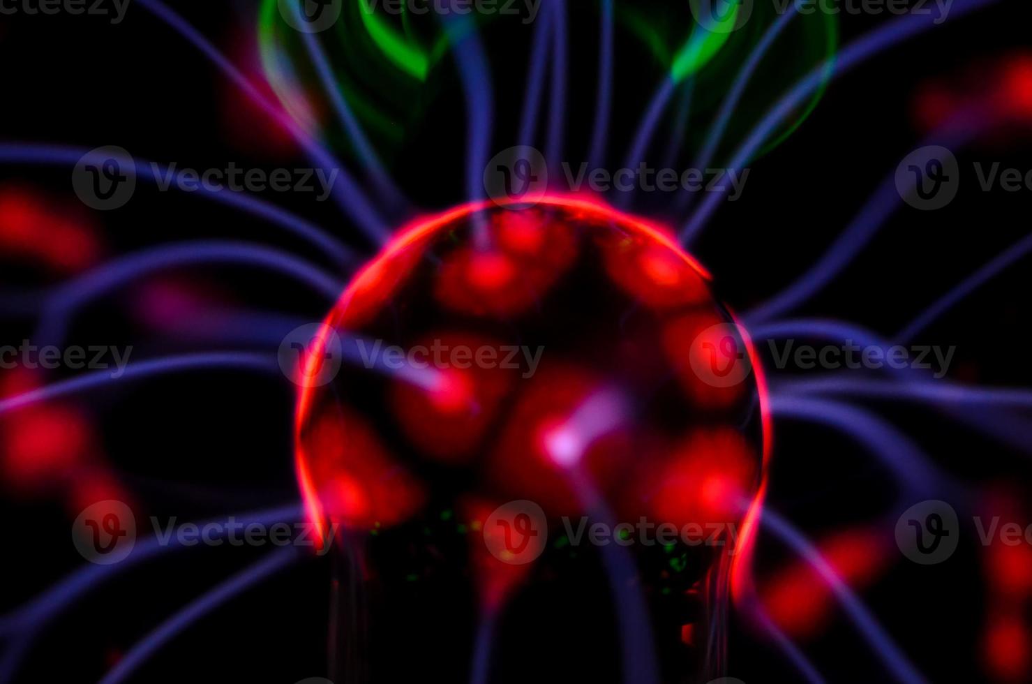 Red and blue magic ball photo