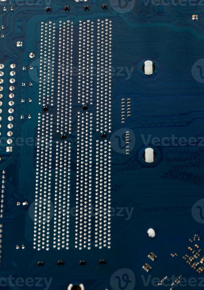 Motherboard close up photo