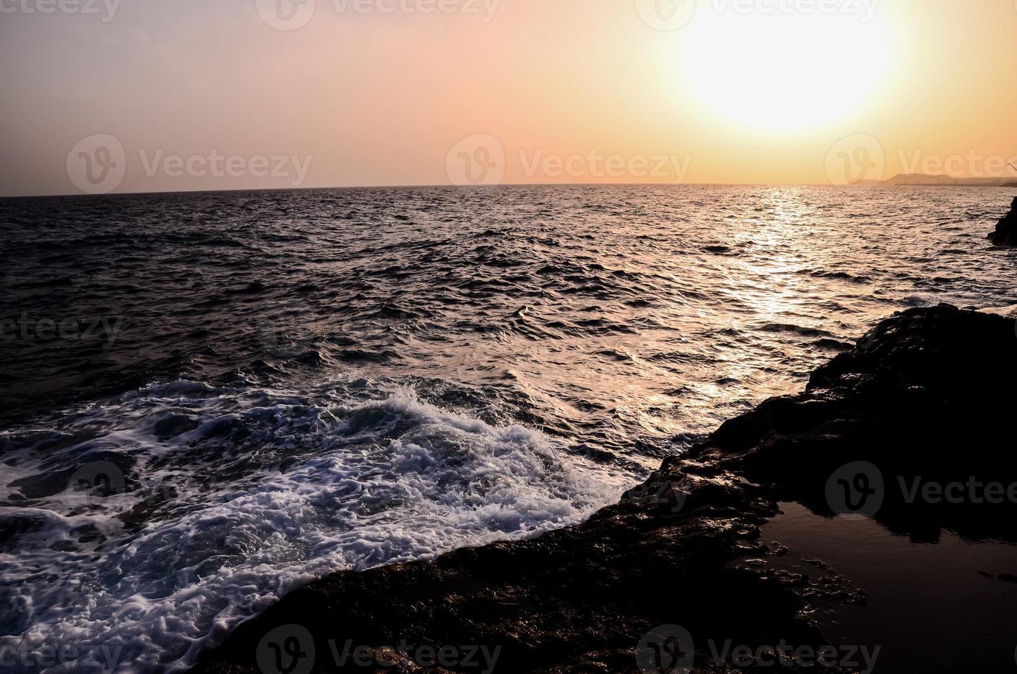 Rocks by the ocean photo