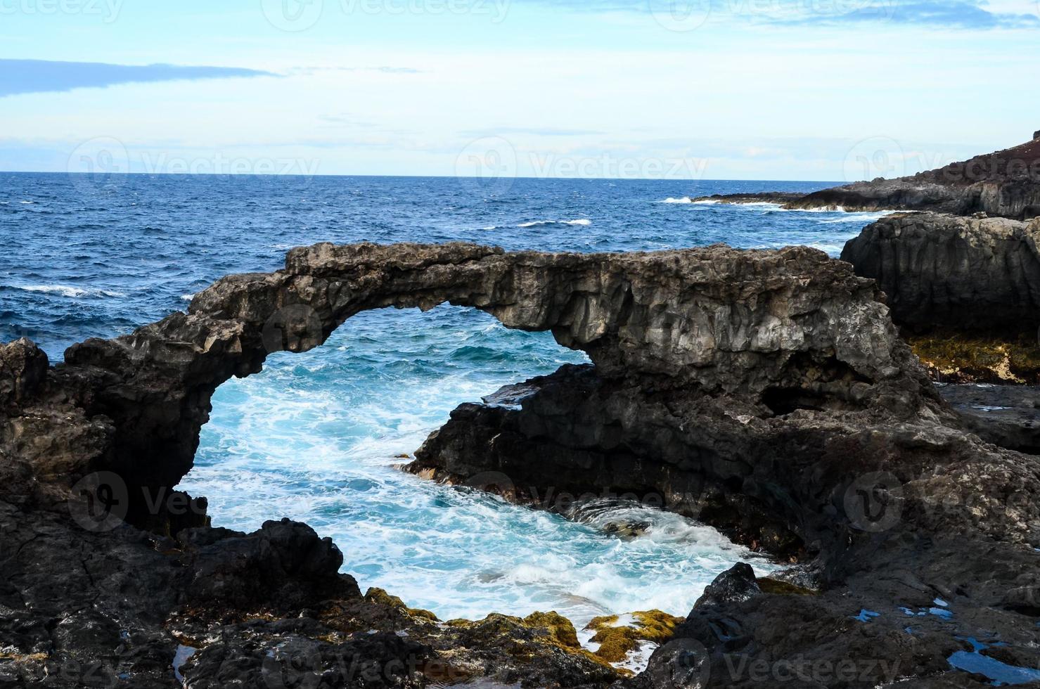 hermosa vista al mar foto