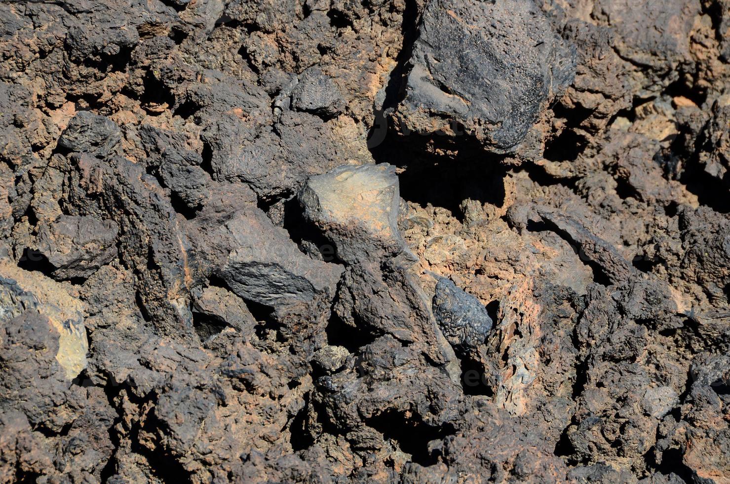 Black rocks close up photo