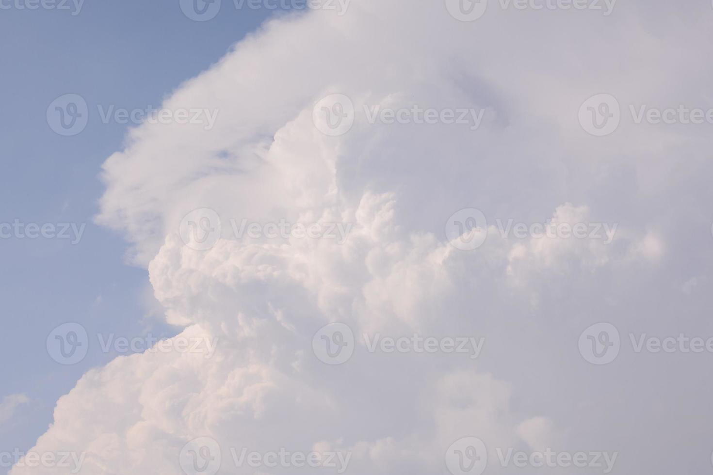 White cloud in summer photo