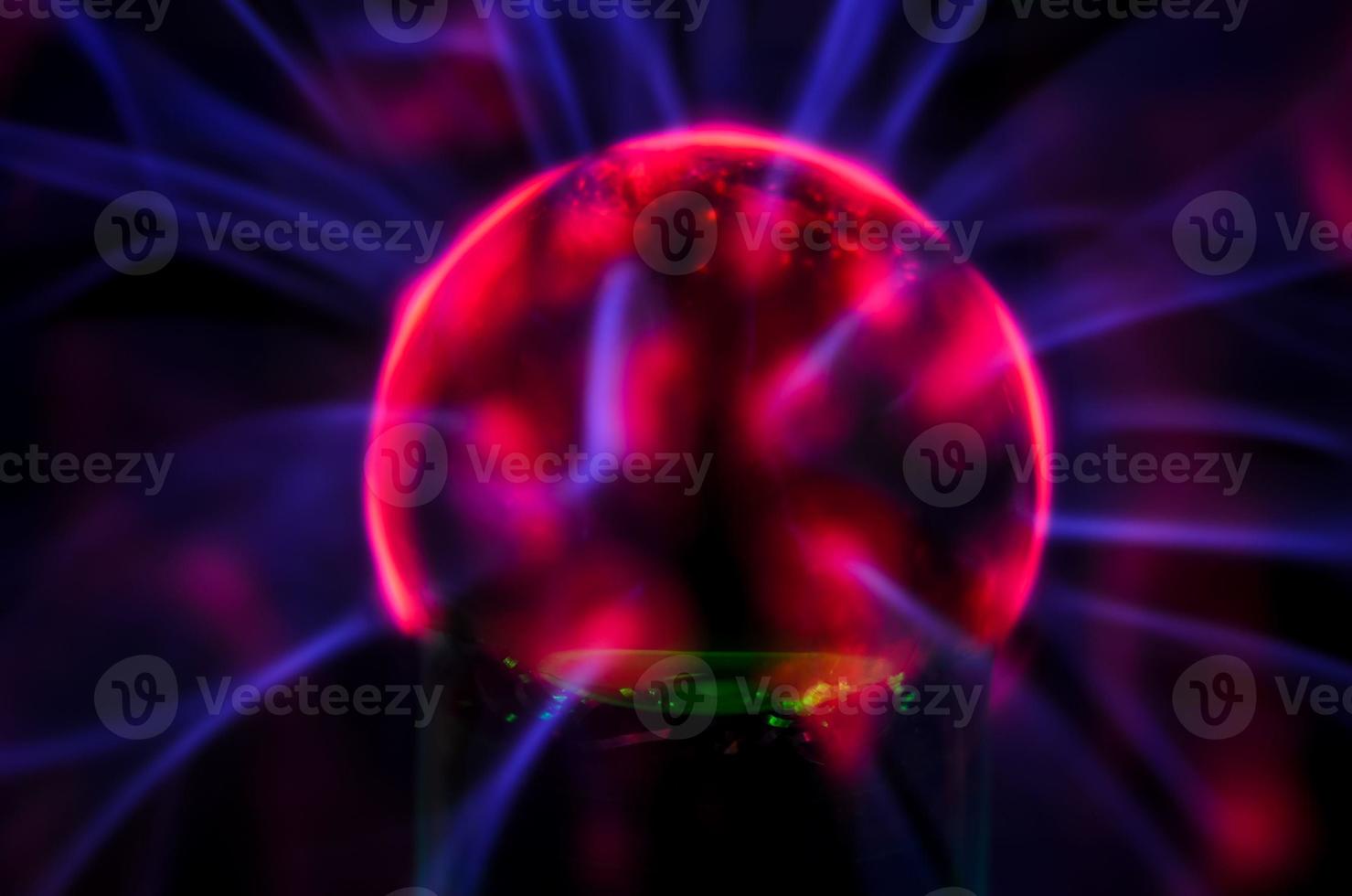 Red and blue magic ball photo