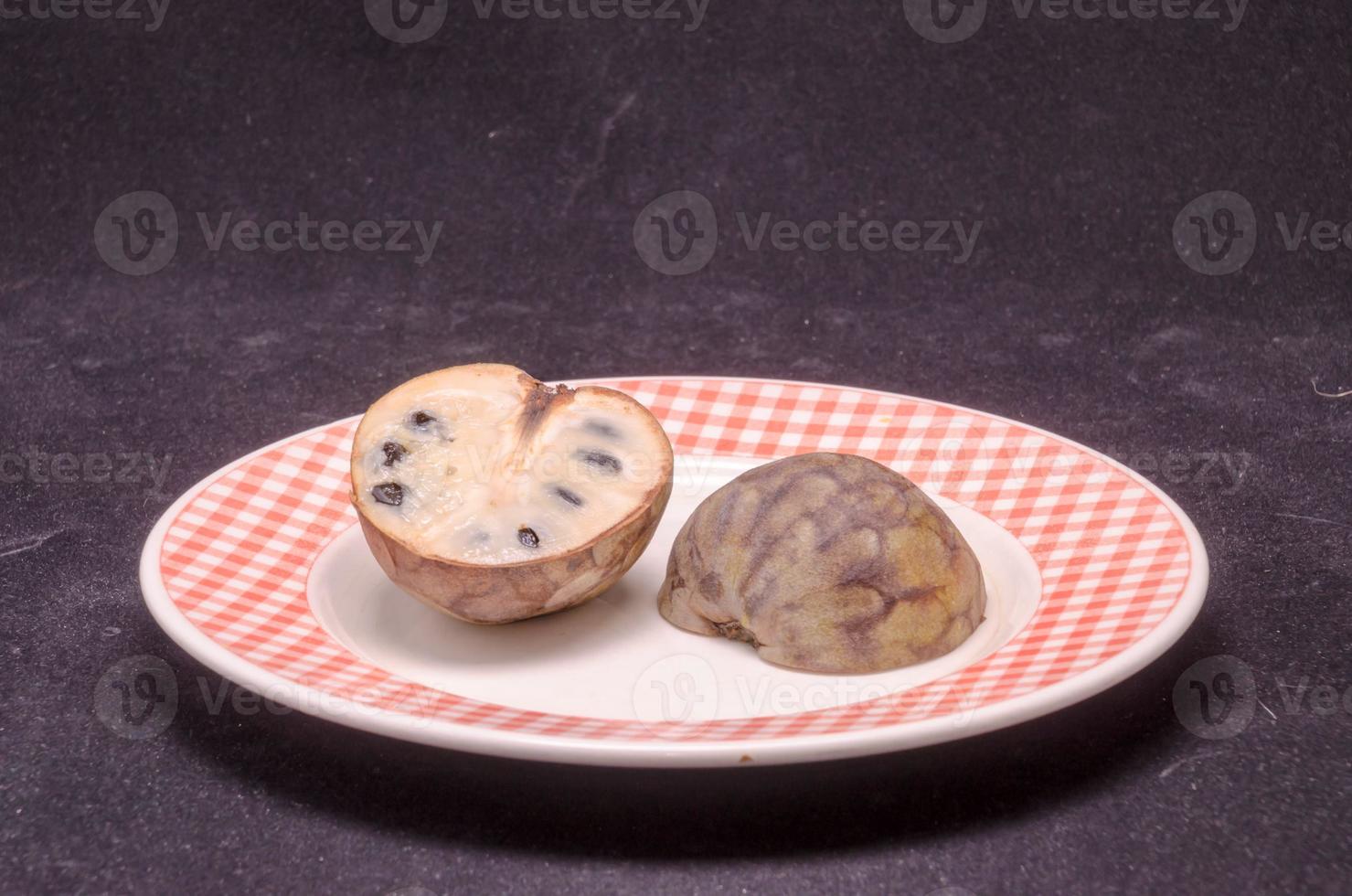 Fruit on a plate photo