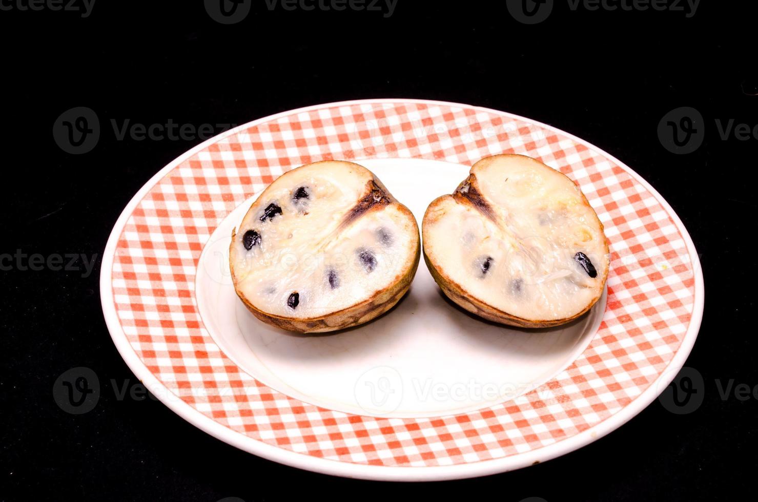 Fruit on the plate photo