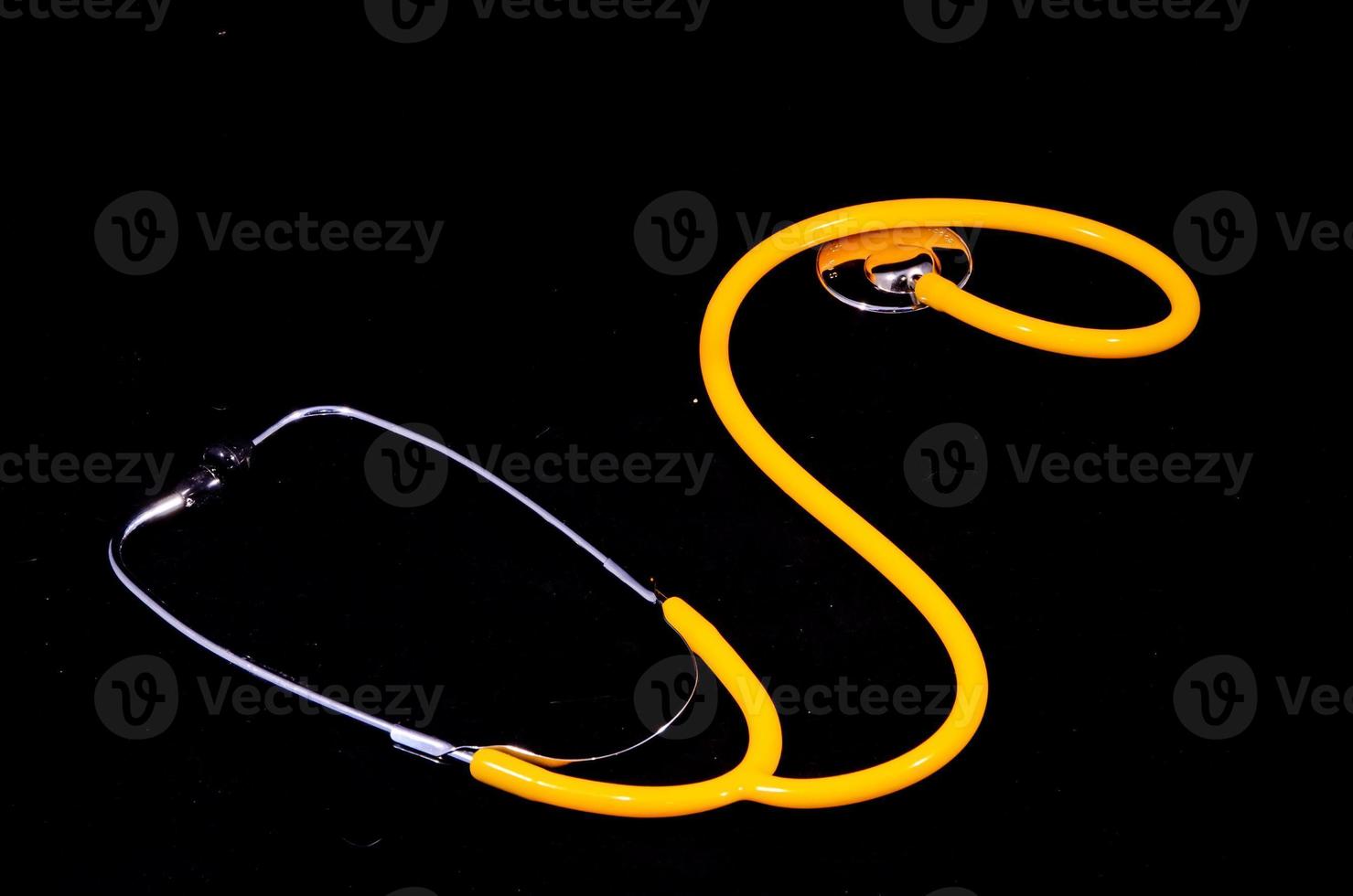 Stethoscope on black background 19563683 Stock Photo at Vecteezy