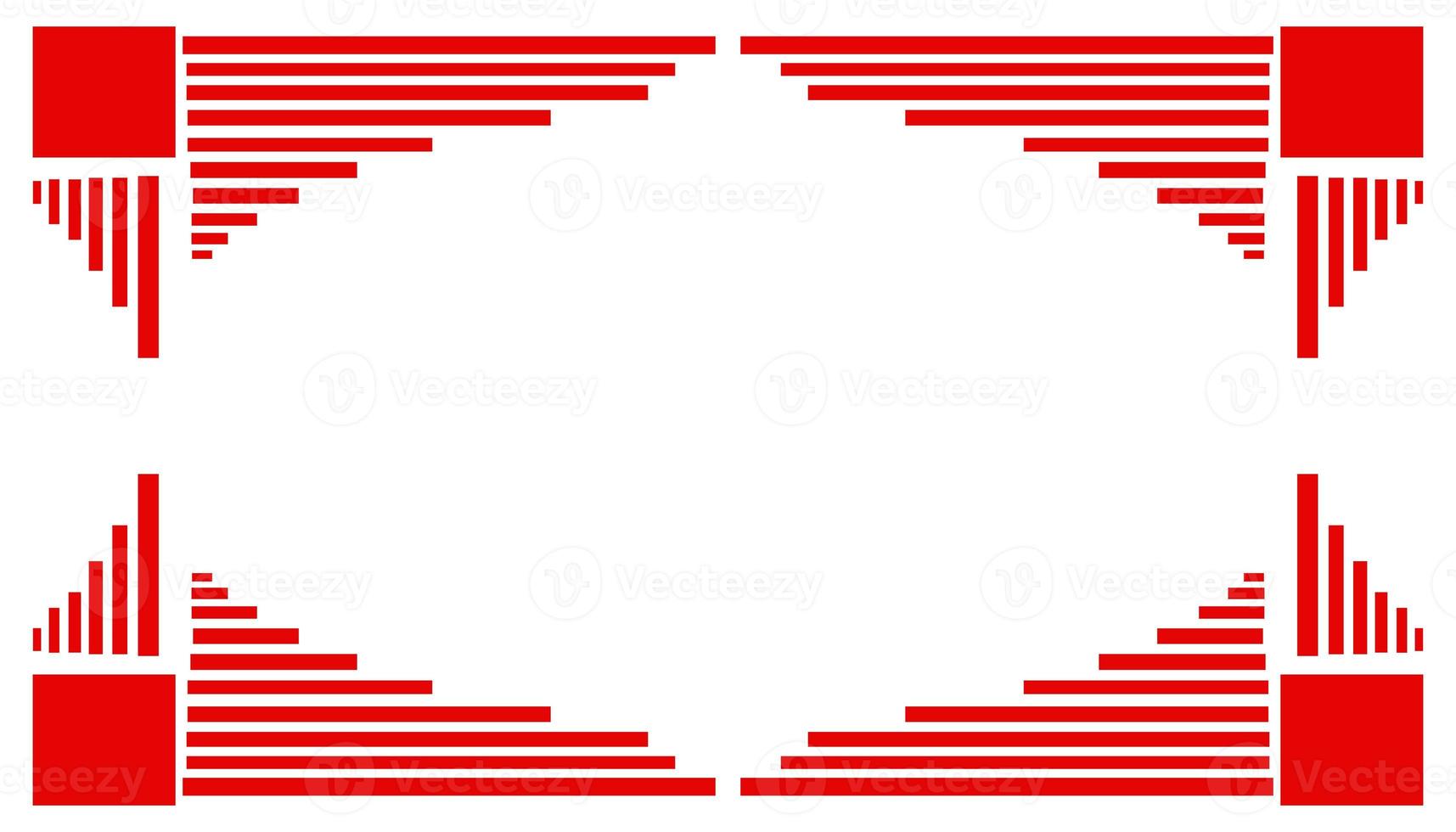 Abstract background with a red frame photo