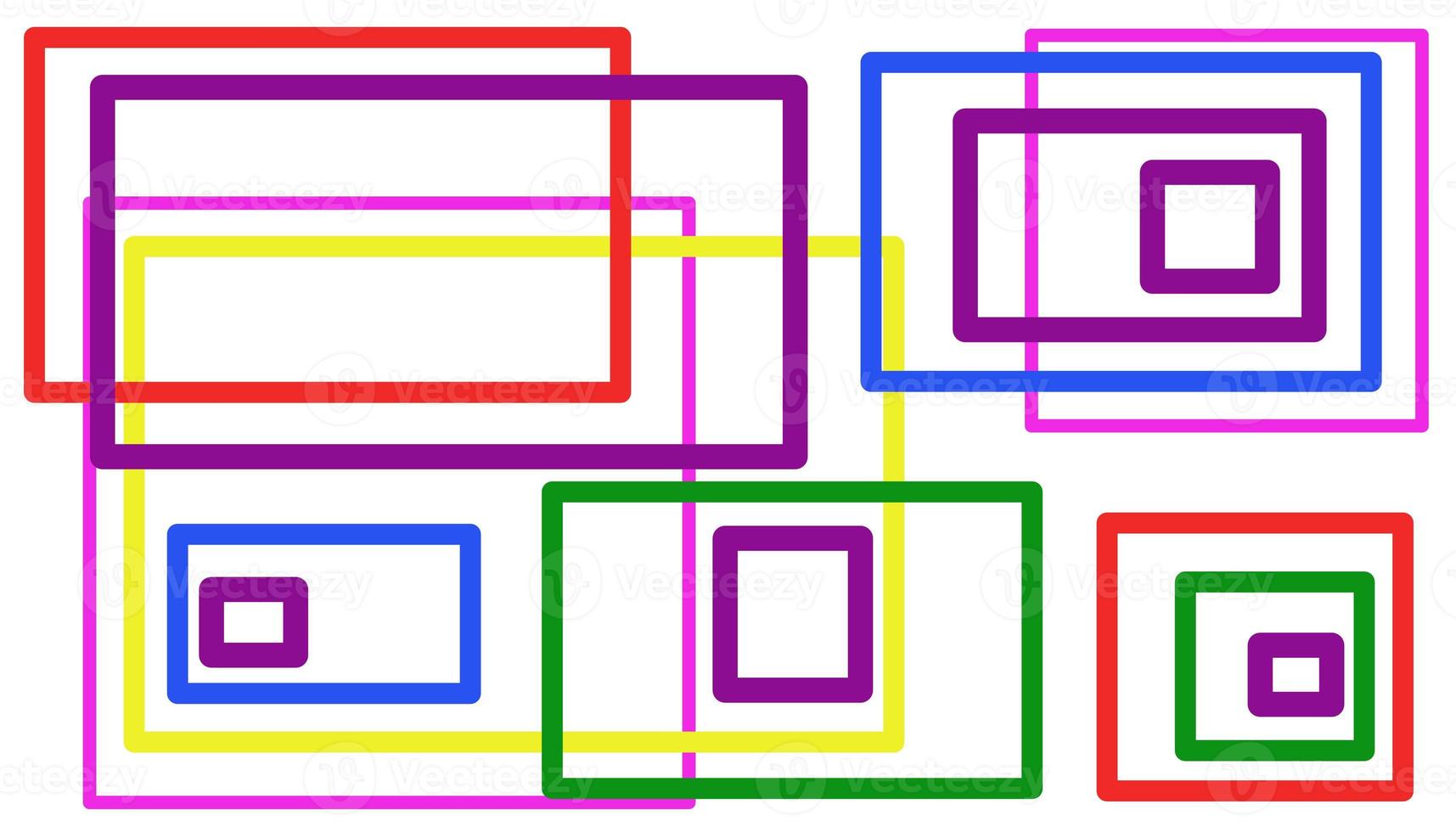 Background illustration of colorful squares photo