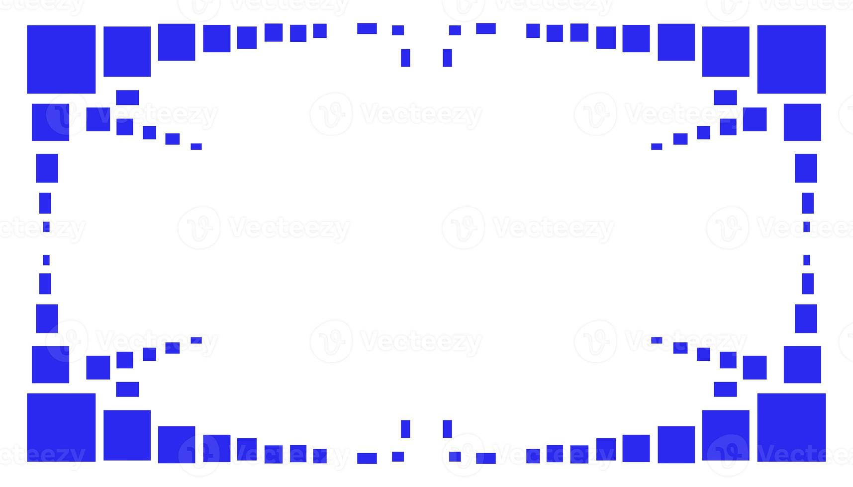 Abstract background with a blue pattern frame photo