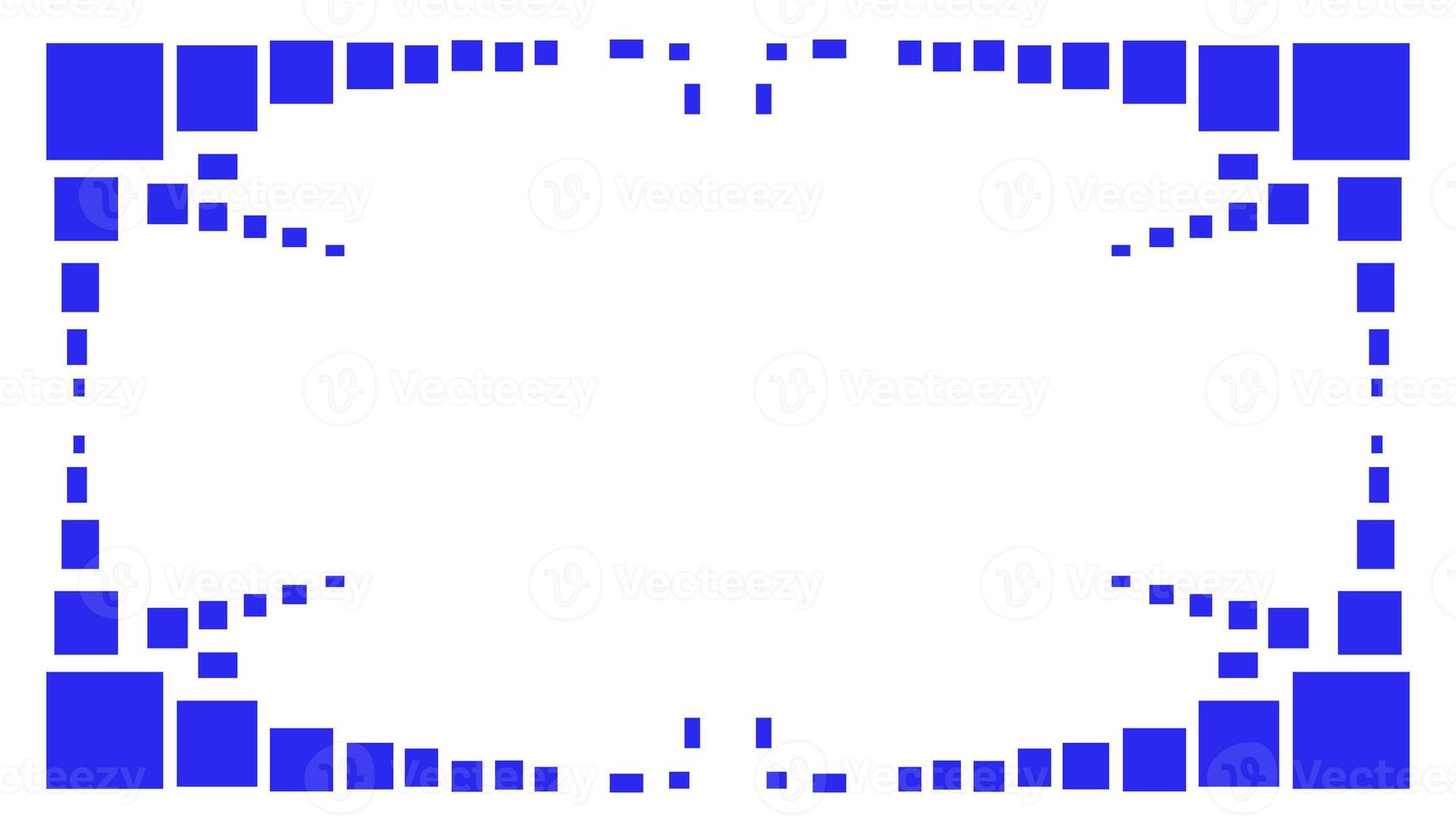 Abstract background with a blue pattern frame photo