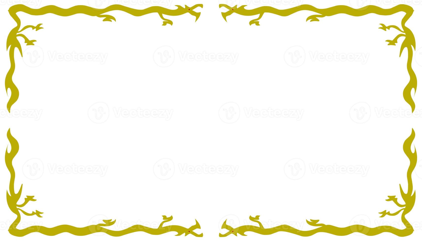 Abstract background with gradient yellow frame photo