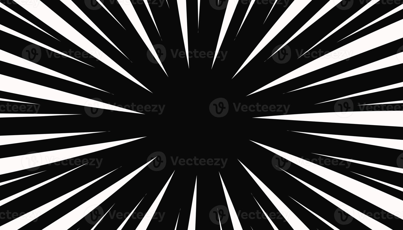 Black comic illustration background with white stripe photo