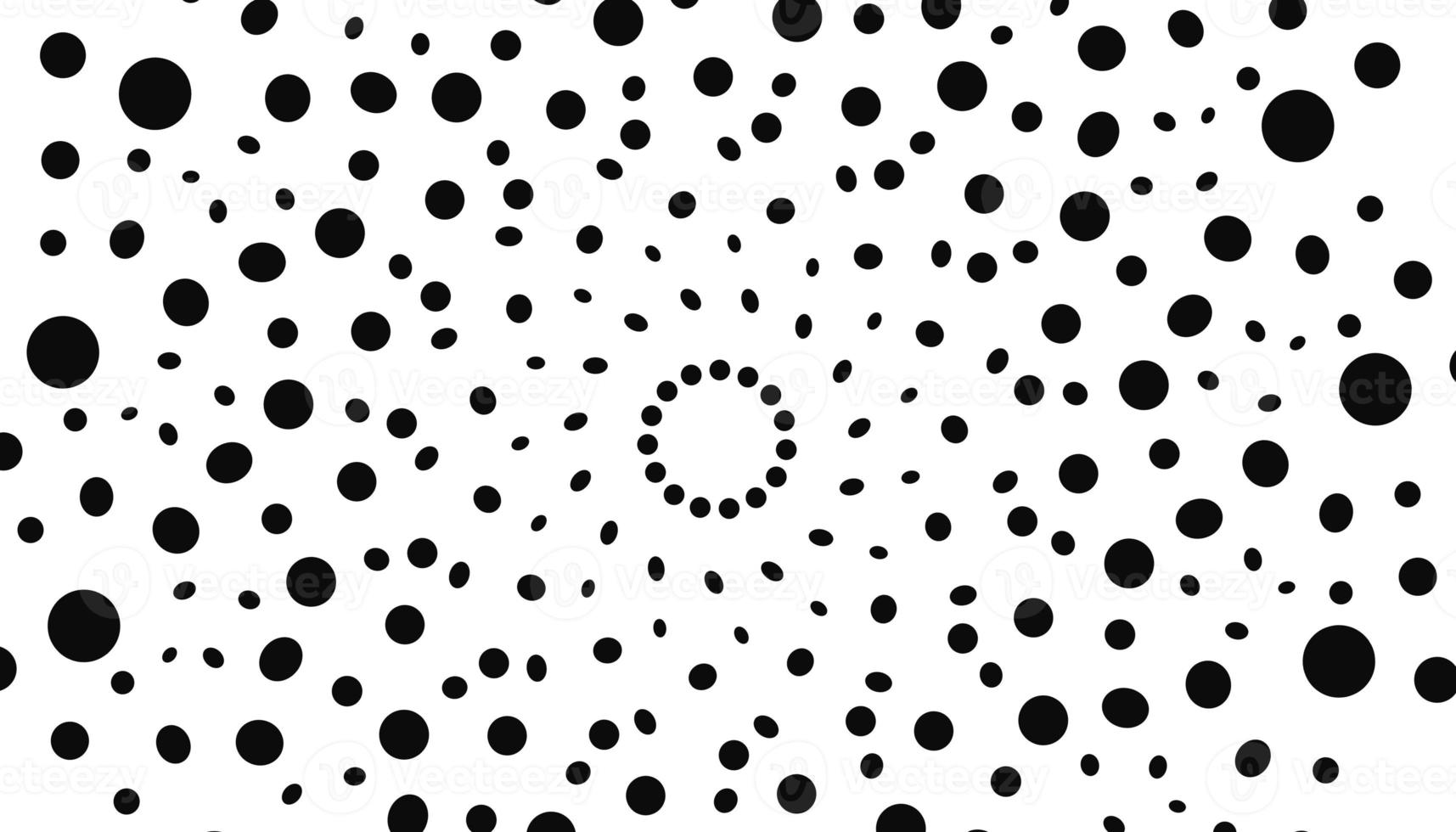 fondo de ilustración con muchos puntos negros foto
