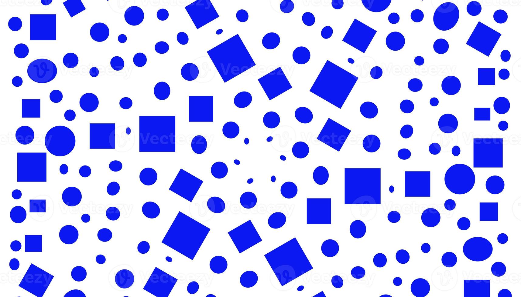 Abstract background with lots of blue random squares photo