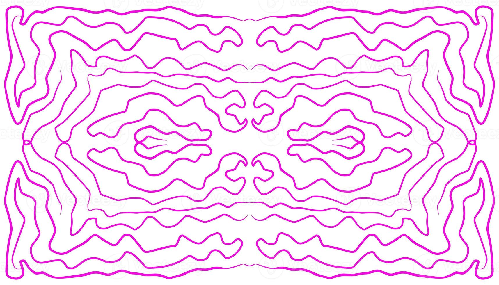 Abstract background with random purple doodles photo