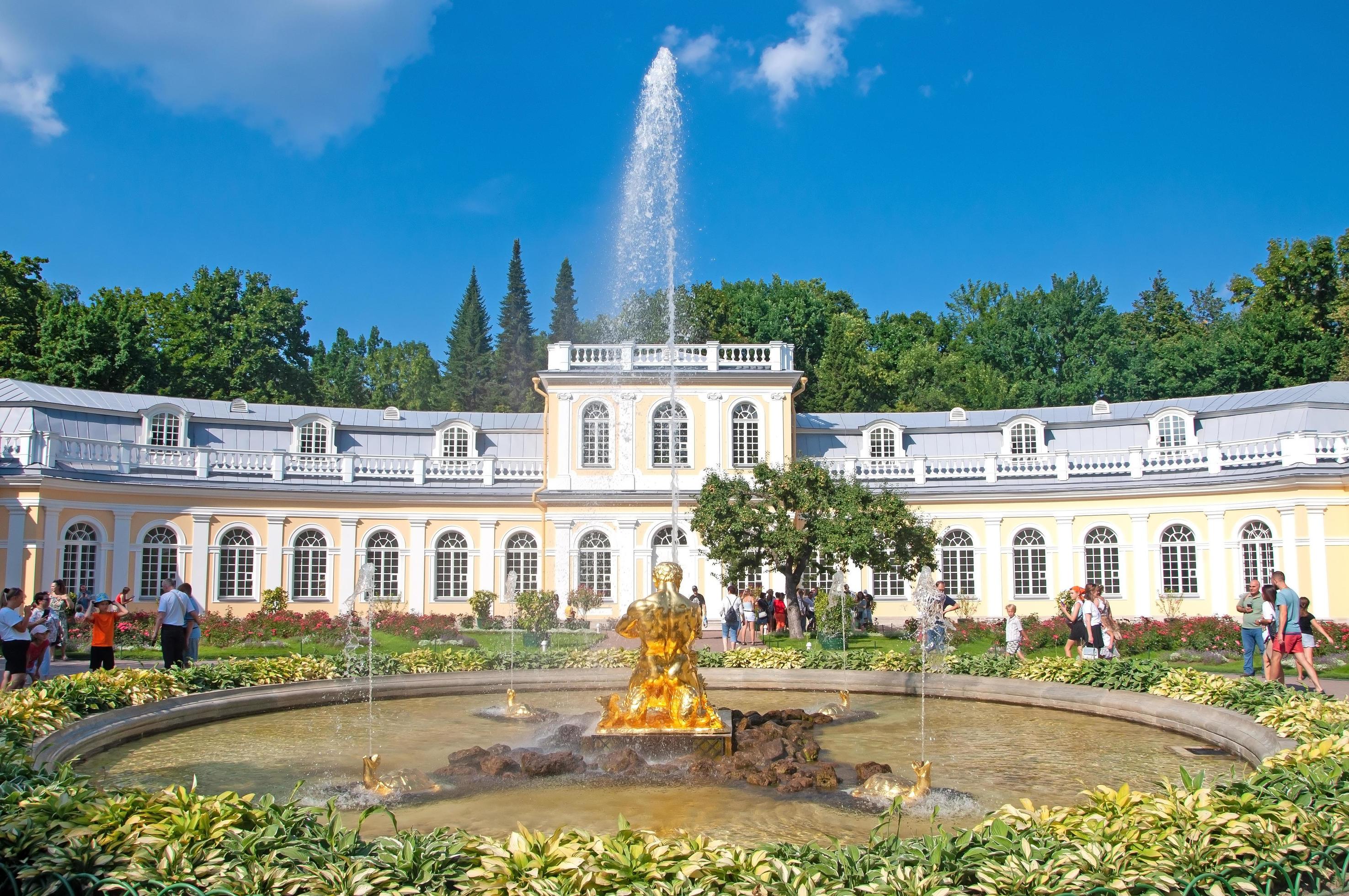 St. Petersburg, Russia August 20 , 2022 Orangery of the Peterhof