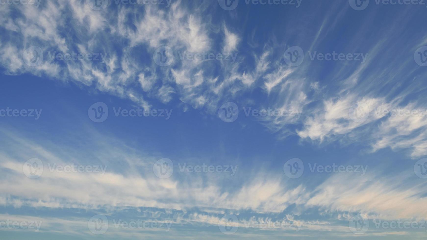 Beautiful blue sky with clouds background. Sky clouds. Air and fluffy clouds in the blue sky on a sunny day, background texture. Copy space. The concept of hope. photo