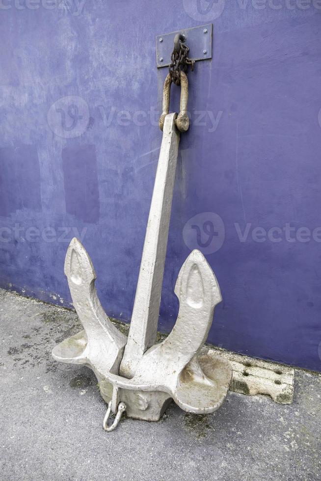 Old ship anchor photo