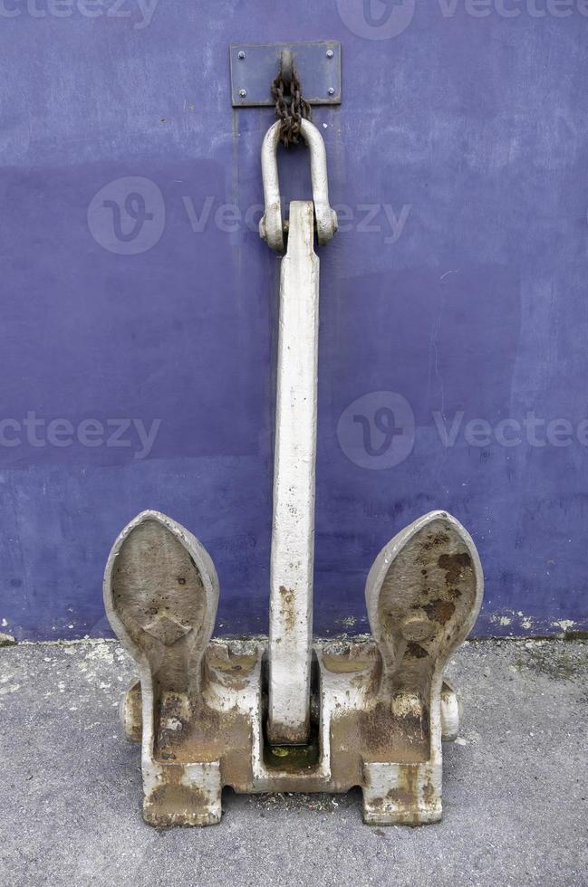 Old ship anchor photo