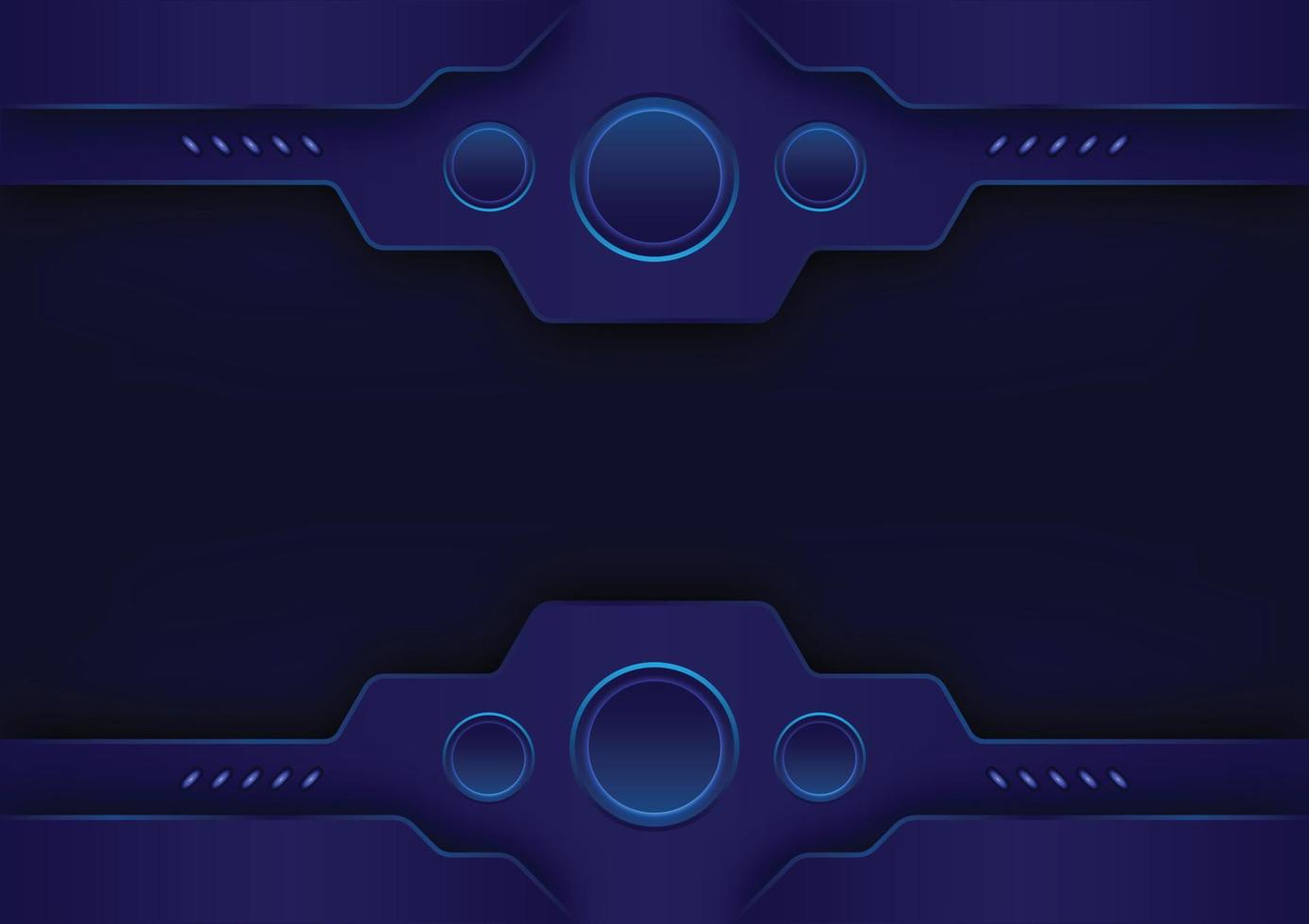 Abstract technology digital on dark blue background Technology Futuristic Background 3D.illustrator vector