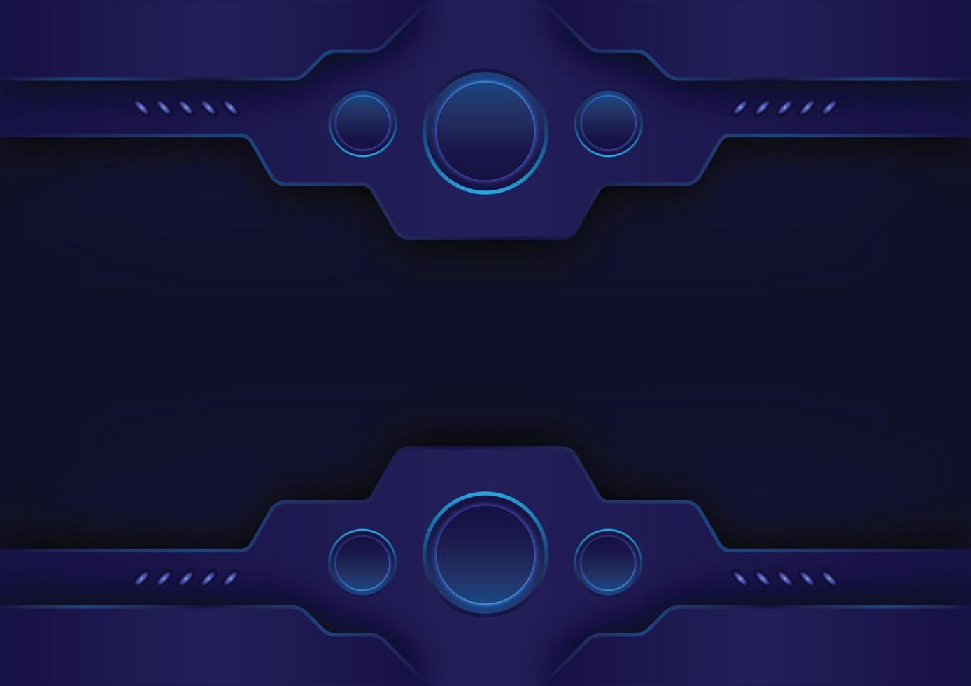 Abstract technology digital on dark blue background Technology Futuristic Background 3D.illustrator vector