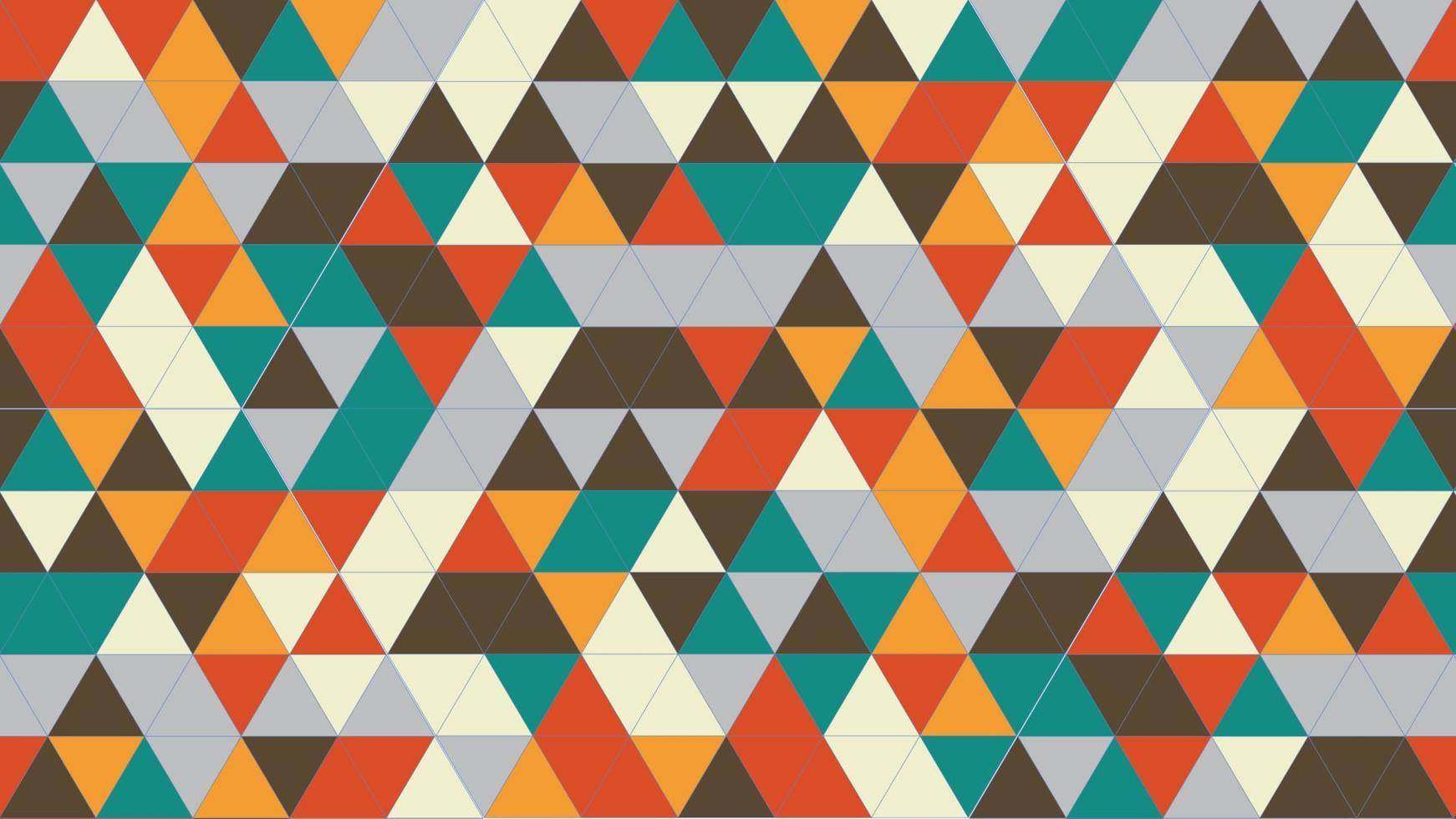 Vintage geometric pattern background vector