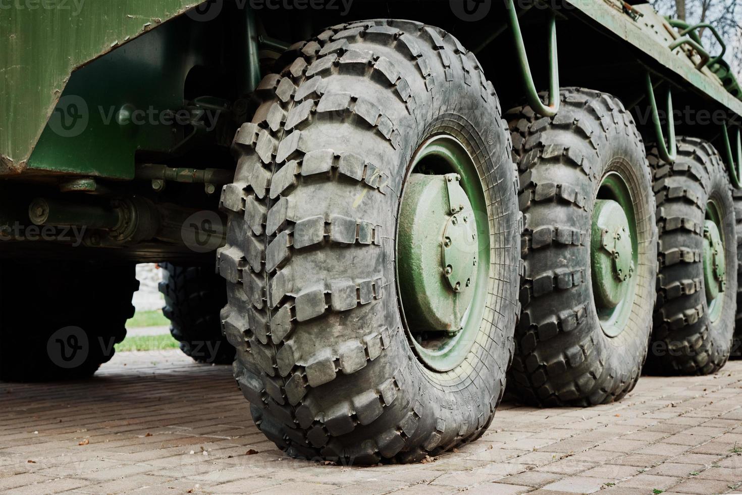 Armored car detail photo