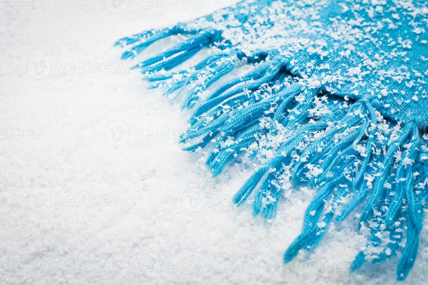 scarf over the snow photo