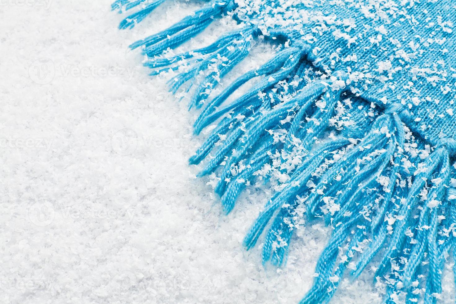 scarf over the snow photo