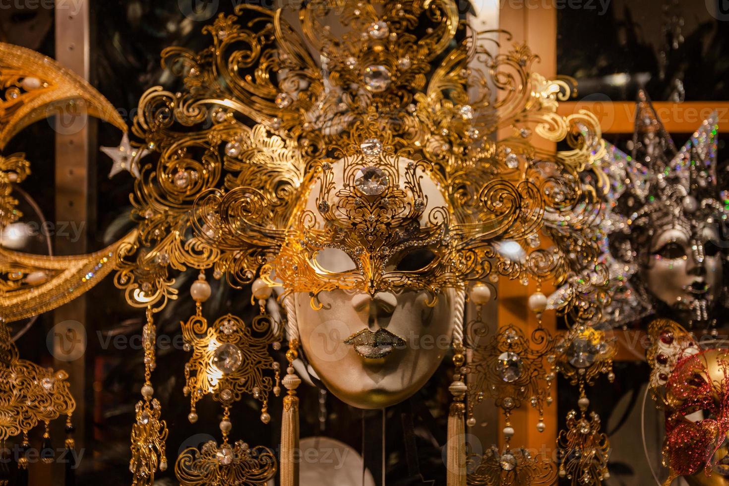 Venice carnival mask photo
