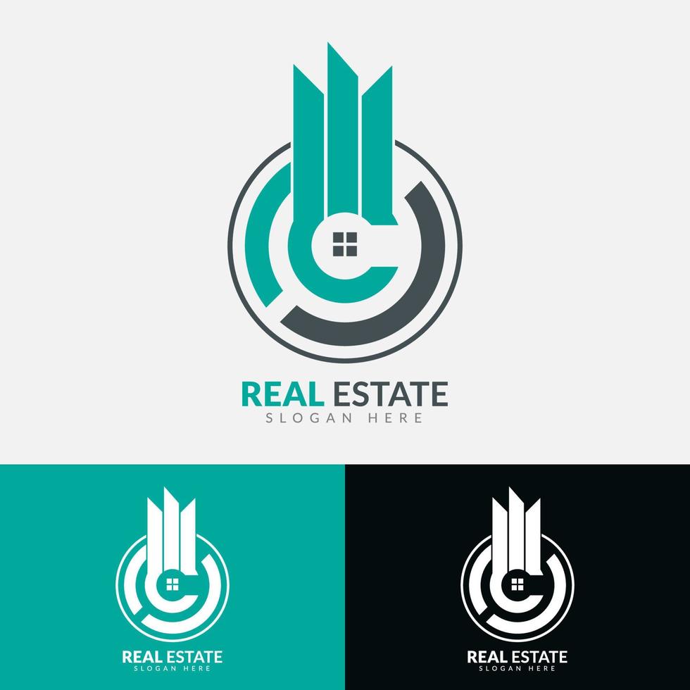 Vector letter S for real estate logo construction architecture building logo design template