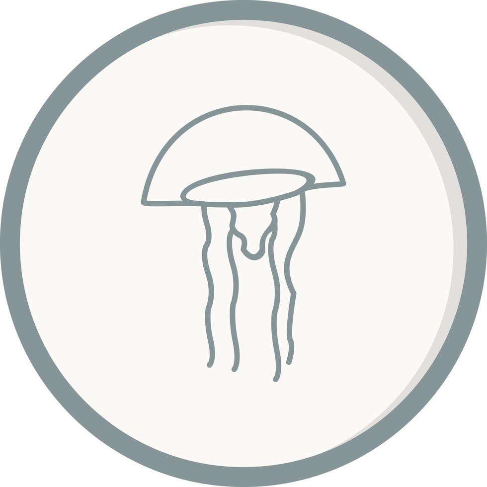 Jelly Fish Vector Icon