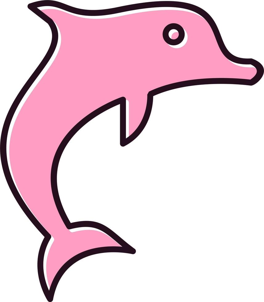Dolphin Vector Icon