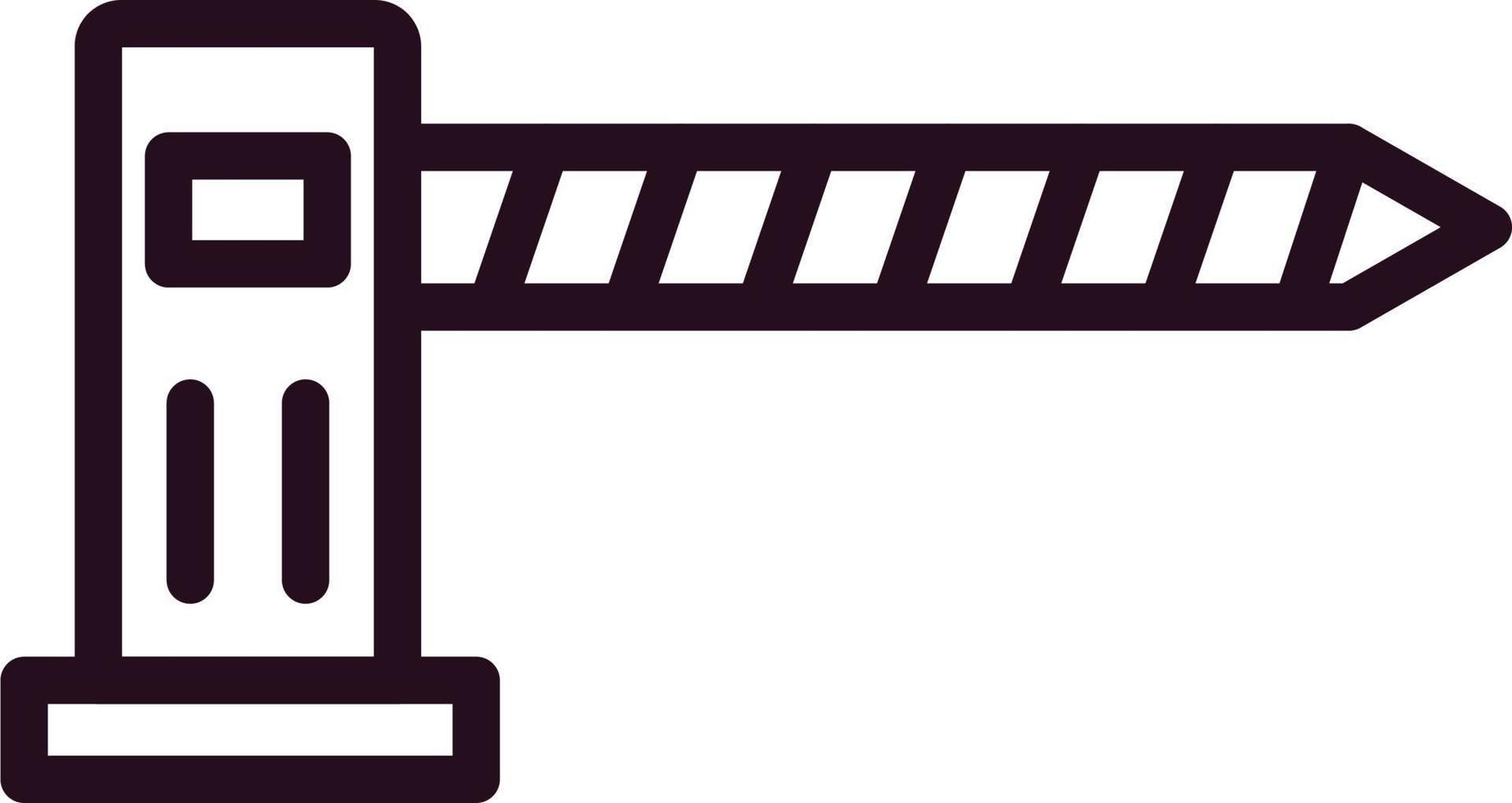 Barrier Vector Icon