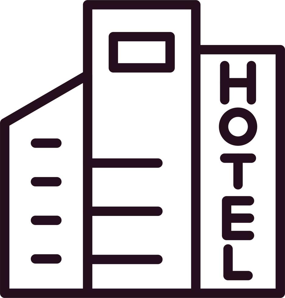 Hotel Vector Icon