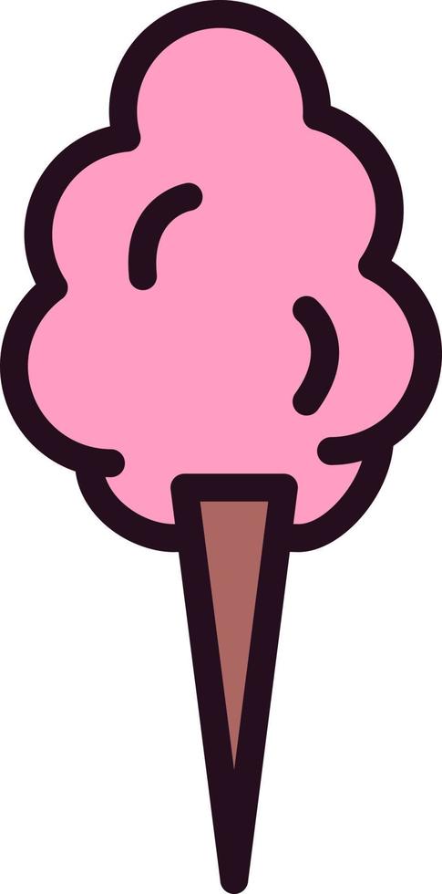 Cotton Candy Vector Icon