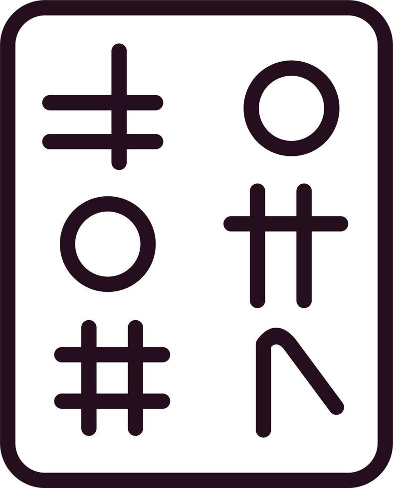 Hieroglyph Vector Icon