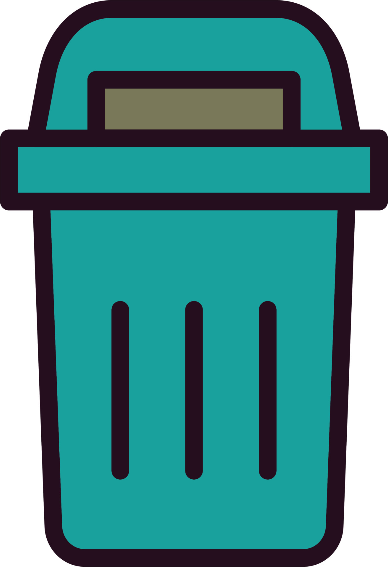 Recycle Bin Vector Icon 19567465 Vector Art at Vecteezy