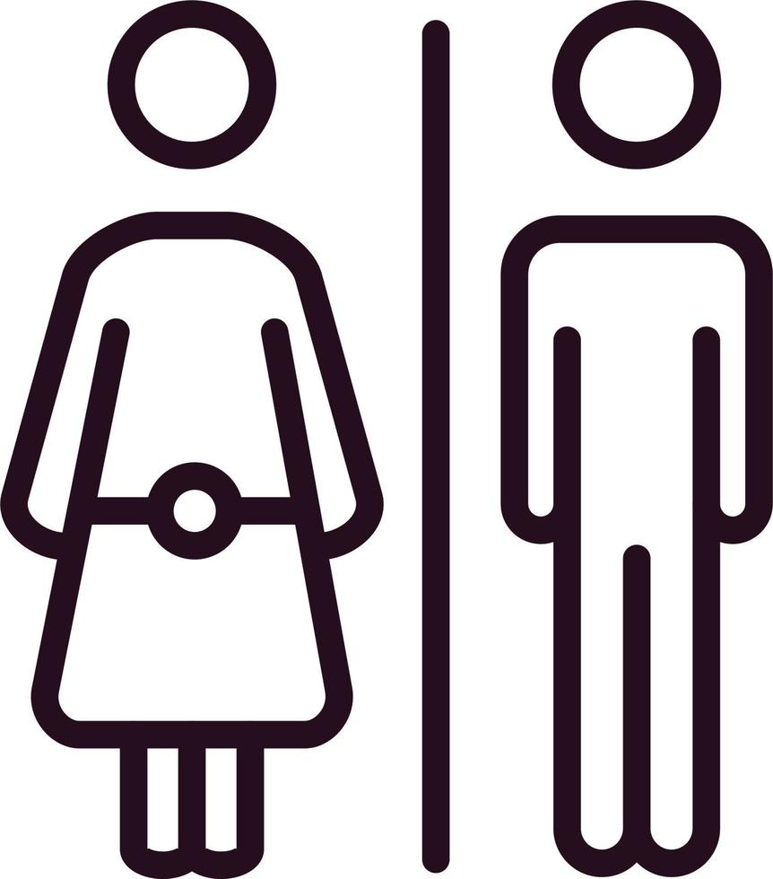 Toilet Signs Vector Icon