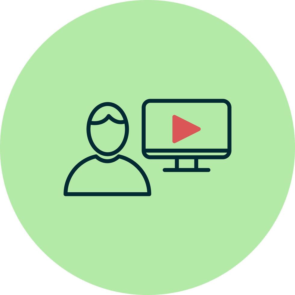 Blogger Vector Icon