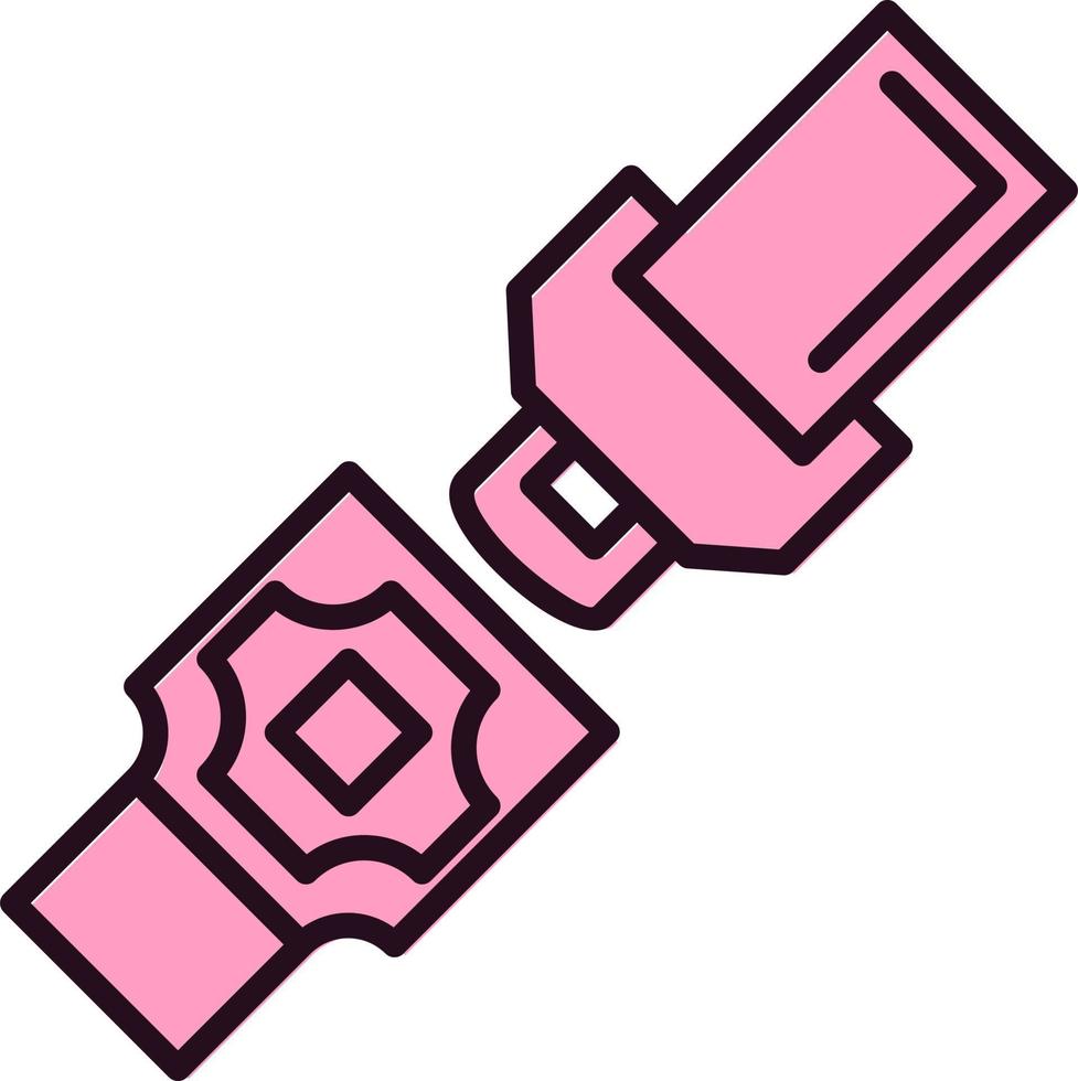 Safety belt Vector Icon