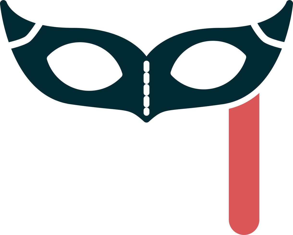 Carnival mask Vector Icon