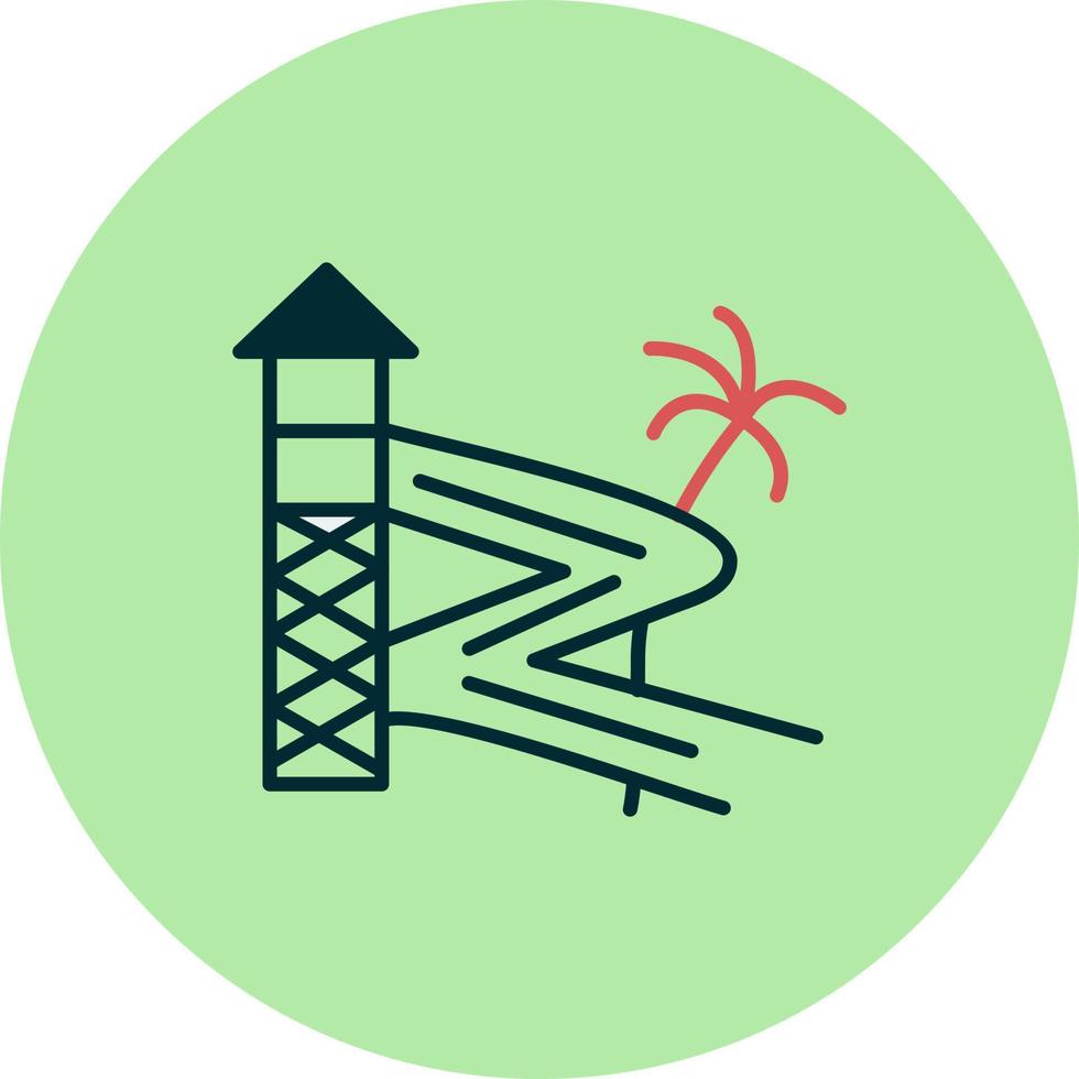 Water slide Vector Icon