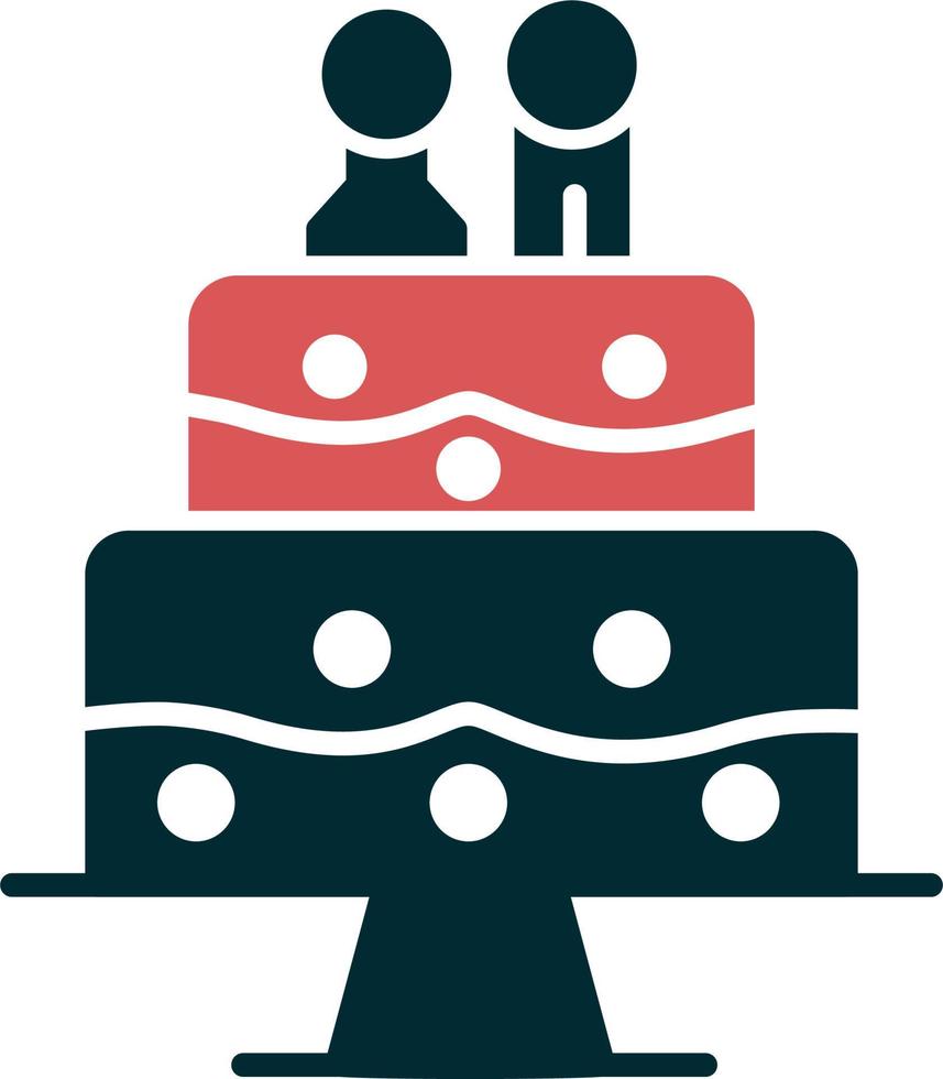 Wedding cake Vector Icon